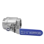 شیر گازی دوتکه نیپون استیل 201 سایز 11/4 اینچ - تصویر 5