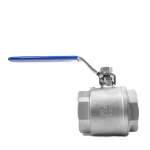 شیر گازی دوتکه نیپون استیل 304 سایز 2 اینچ - تصویر 4