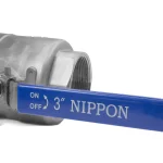 شیر گازی دوتکه نیپون استیل 304 سایز 3 اینچ - تصویر 3