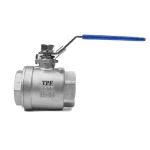 شیر گازی دوتکه نیپون استیل 304 سایز 11/2 اینچ - تصویر 2