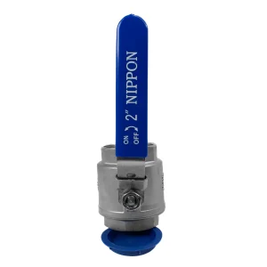 قیمت خرید شیر گازی دوتکه نیپون استیل 201 سایز 2 اینچ