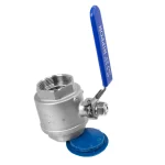 شیر گازی دوتکه نیپون استیل 201 سایز 21/2 اینچ - تصویر 3