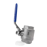 شیر گازی دوتکه نیپون استیل 304 سایز 11/4 اینچ - تصویر 3