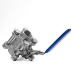 شیر گازی سه تکه نیپون استیل 304 سایز 1/2 اینچ - تصویر 4