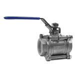 شیر گازی سه تکه نیپون استیل 304 سایز 11/2 اینچ - تصویر 2