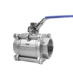 شیر گازی سه تکه نیپون استیل 304 سایز 11/2 اینچ - تصویر 3