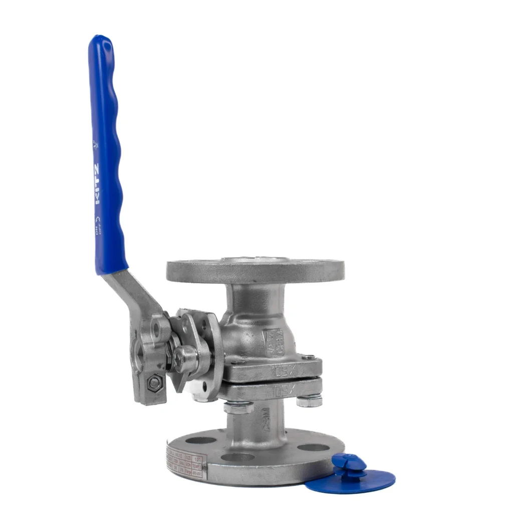 304 11 2inch Flanged steel ball 1