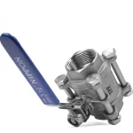 شیر گازی سه تکه نیپون استیل 304 سایز 11/4 اینچ - تصویر 2