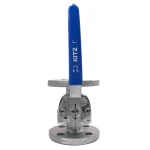 قیمت خرید شیر توپی فلنچ دار استیل 304 کیتز سایز 1 اینچ