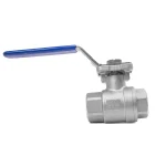 شیر گازی دوتکه موتورخور نیپون استیل 304 سایز 1 اینچ - تصویر 2