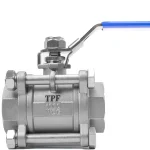 شیر گازی سه تکه نیپون استیل 304 سایز 2 اینچ - تصویر 3