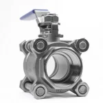 شیر گازی سه تکه نیپون استیل 304 سایز 2 اینچ - تصویر 5