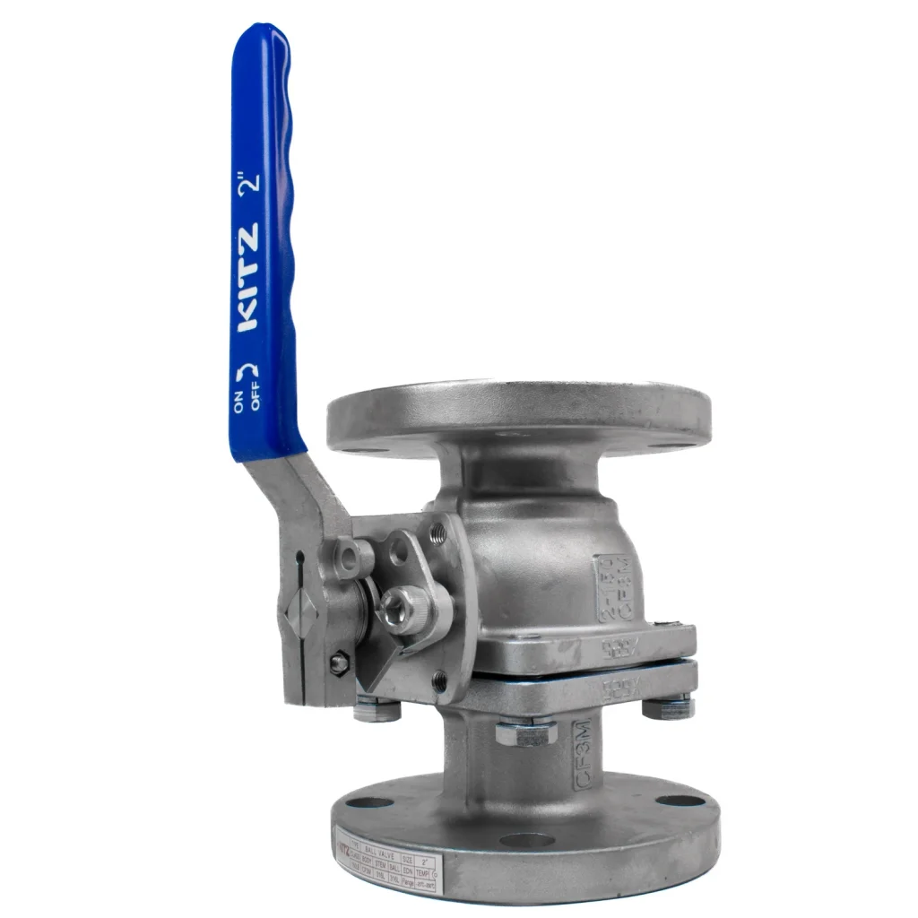 304 2inch Flanged steel ball 4