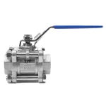 شیر گازی سه تکه نیپون استیل 304 سایز 3/4 اینچ - تصویر 3