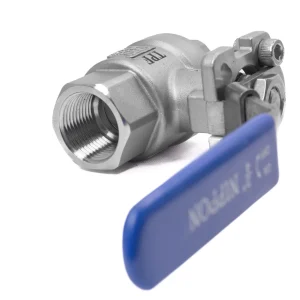 قیمت خرید شیر گازی دوتکه موتورخور نیپون استیل 304 سایز 3/4 اینچ