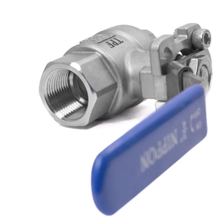 قیمت خرید شیر گازی دوتکه موتورخور نیپون استیل 304 سایز 3/4 اینچ