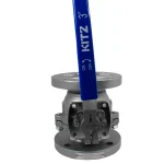 قیمت خرید شیر توپی فلنچ دار استیل 304 کیتز سایز 3 اینچ