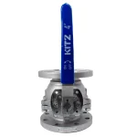 قیمت خرید شیر توپی فلنچ دار استیل 304 کیتز سایز 4 اینچ