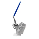 شیر گازی دوتکه نیپون استیل 316 سایز 1/2 اینچ - تصویر 2