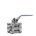 شیر گازی سه تکه نیپون استیل 316 سایز 1/2 اینچ - تصویر 3