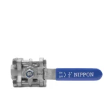 شیر گازی سه تکه نیپون استیل 316 سایز 1/2 اینچ - تصویر 5