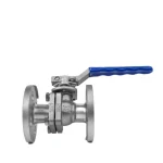 شیر توپی فلنچ دار استیل 316 کیتز سایز 1/2 اینچ - تصویر 3