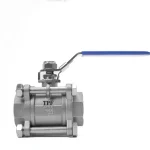 شیر گازی سه تکه نیپون استیل 316 سایز 11/2 اینچ - تصویر 2