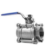 شیر گازی سه تکه نیپون استیل 316 سایز 11/2 اینچ - تصویر 4