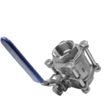 شیر گازی سه تکه نیپون استیل 316 سایز 11/2 اینچ - تصویر 5