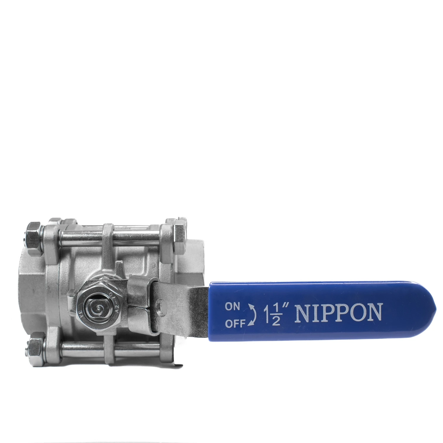 316-11-2inch-3-pieces (5) قیمت خرید شیر گازی سه تکه نیپون استیل 316 سایز 11/2 اینچ