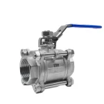 شیر گازی سه تکه نیپون استیل 316 سایز 11/2 اینچ - تصویر 6