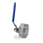 شیر گازی دوتکه نیپون استیل 316 سایز 11/2 اینچ - تصویر 5