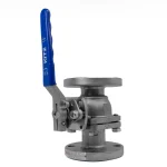 شیر توپی فلنچ دار استیل 316 کیتز سایز 11/2 اینچ - تصویر 3