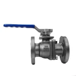 شیر توپی فلنچ دار استیل 316 کیتز سایز 11/2 اینچ - تصویر 2