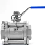شیر گازی سه تکه نیپون استیل 316 سایز 11/4 اینچ - تصویر 3