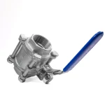 شیر گازی سه تکه نیپون استیل 316 سایز 11/4 اینچ - تصویر 5