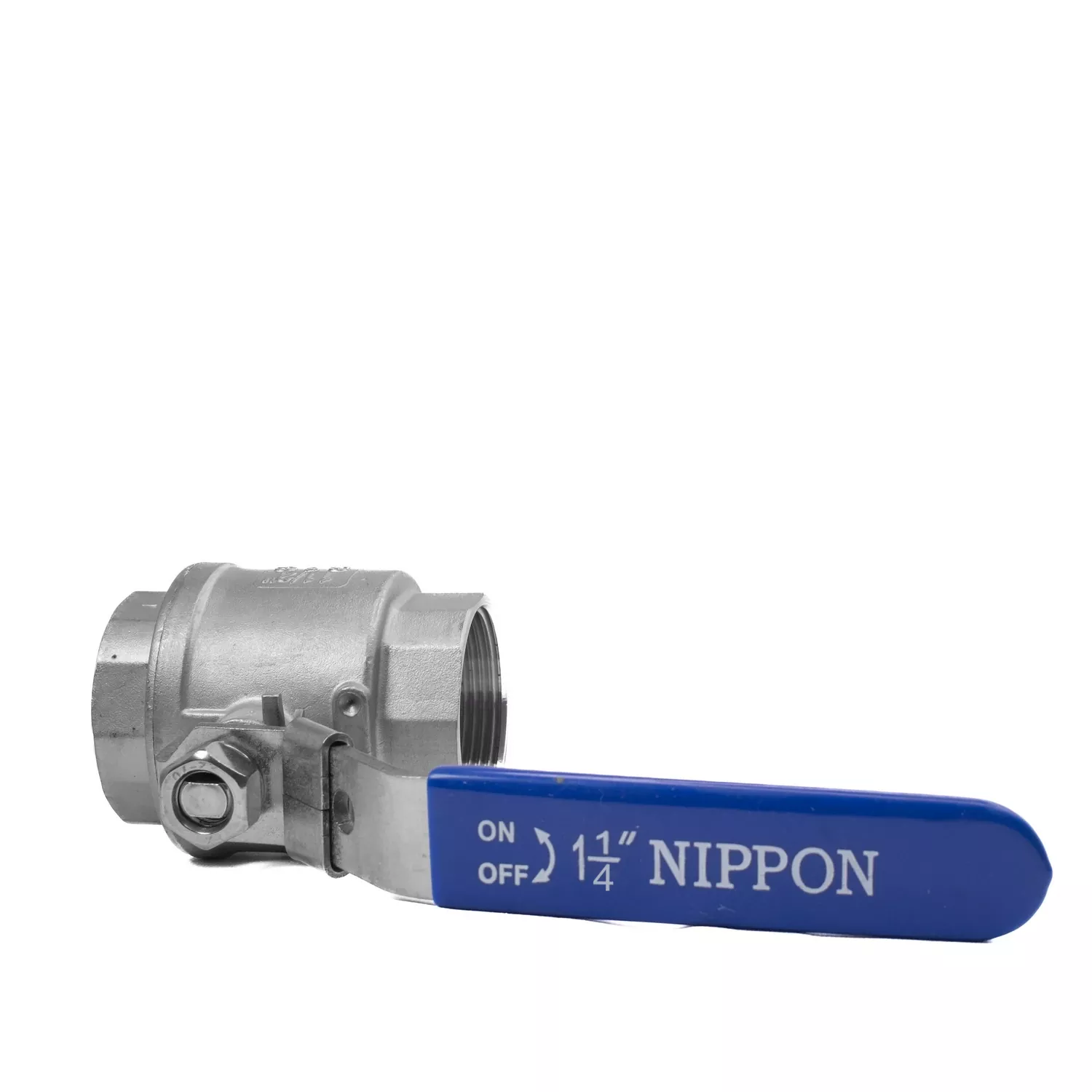 316-11-4inch قیمت خرید شیر گازی دوتکه نیپون استیل 316 سایز 11/4 اینچ