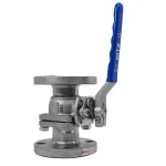 شیر توپی فلنچ دار استیل 316 کیتز سایز 11/4 اینچ - تصویر 3