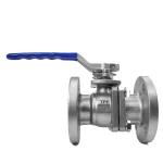 شیر توپی فلنچ دار استیل 316 کیتز سایز 11/4 اینچ - تصویر 4