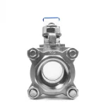 شیر گازی سه تکه نیپون استیل 316 سایز 1 اینچ - تصویر 5