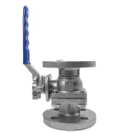 شیر توپی فلنچ دار استیل 316 کیتز سایز 1 اینچ - تصویر 4