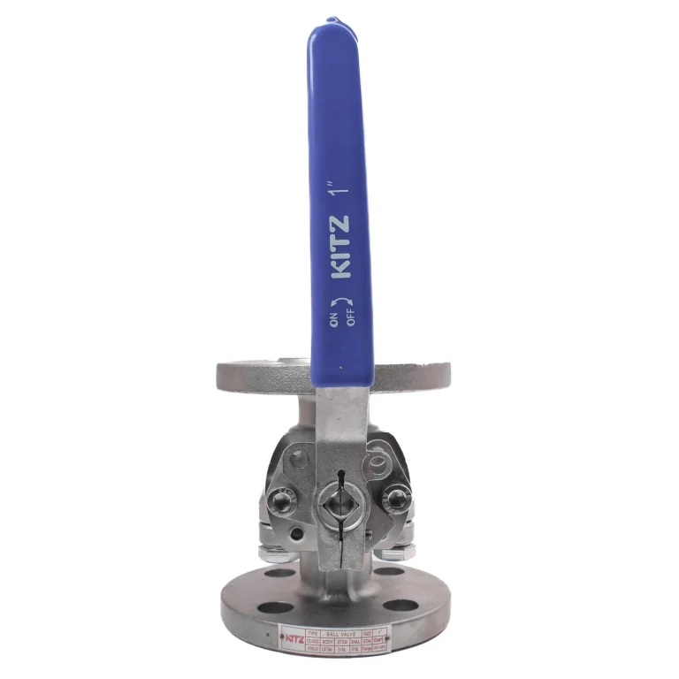 قیمت خرید شیر توپی فلنچ دار استیل 316 کیتز سایز 1 اینچ