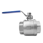 شیر گازی دوتکه نیپون استیل 316 سایز 21/2 اینچ - تصویر 2