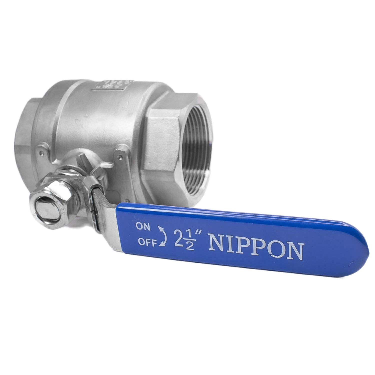 316-21-2inch (2) قیمت خرید شیر گازی دوتکه نیپون استیل 316 سایز 21/2 اینچ