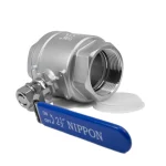 شیر گازی دوتکه نیپون استیل 316 سایز 21/2 اینچ - تصویر 3