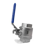 شیر گازی دوتکه نیپون استیل 316 سایز 21/2 اینچ - تصویر 4