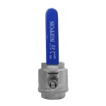 شیر گازی دوتکه نیپون استیل 316 سایز 21/2 اینچ - تصویر 5