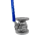 شیر توپی فلنچ دار استیل 316 کیتز سایز 21/2 اینچ - تصویر 2