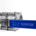 شیر گازی سه تکه نیپون استیل 316 سایز 2 اینچ - تصویر 4