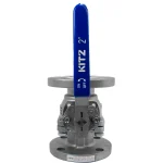 قیمت خرید شیر توپی فلنچ دار استیل 316 کیتز سایز 2 اینچ